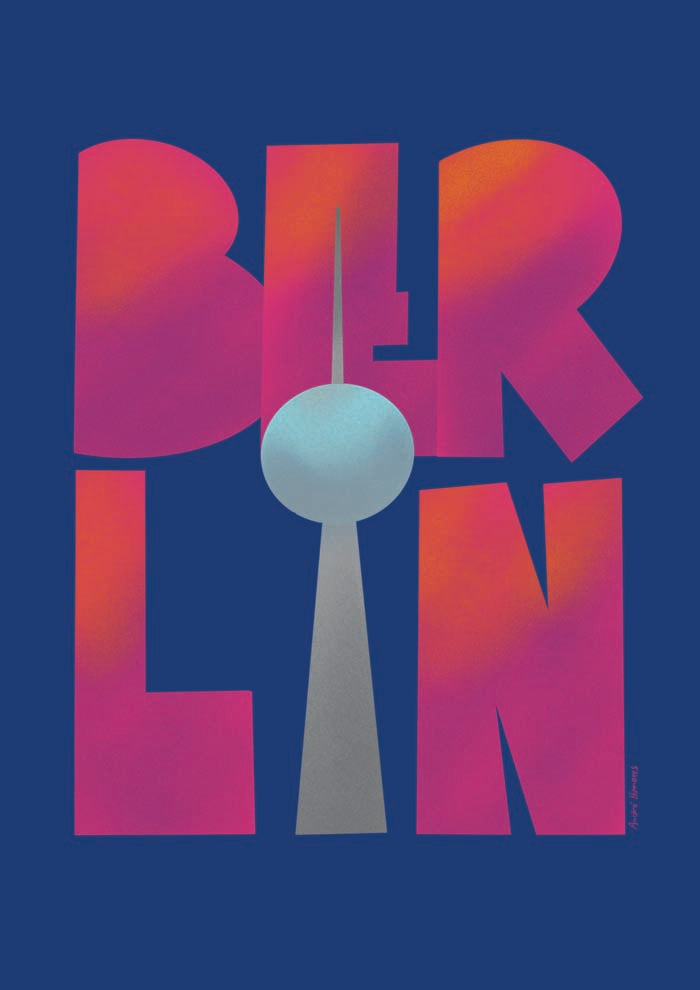 Berlin Art Print by André Humeres