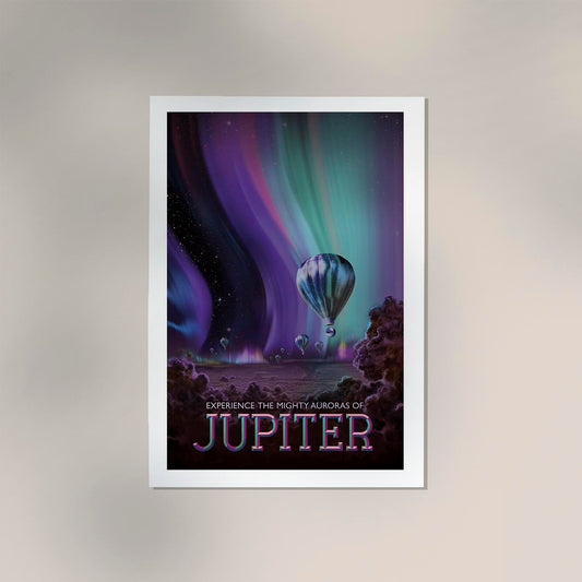 Auroras of Jupiter Space Poster