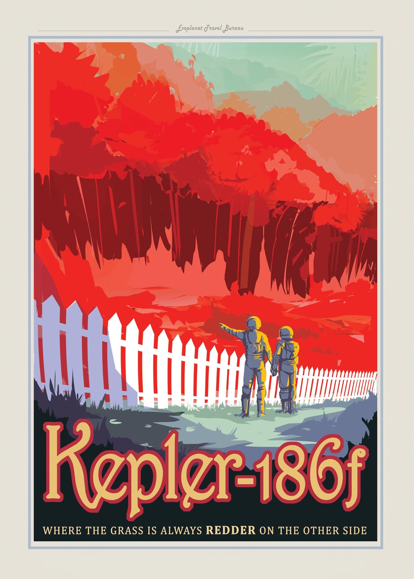 Grass is Redder Space Poster