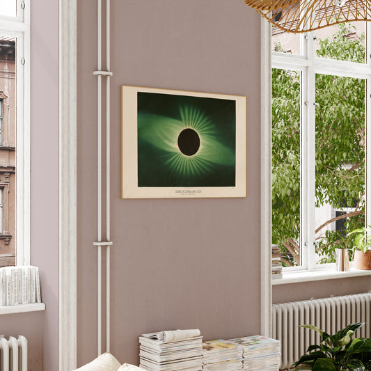 Total Solar Eclipse Astronomical Poster