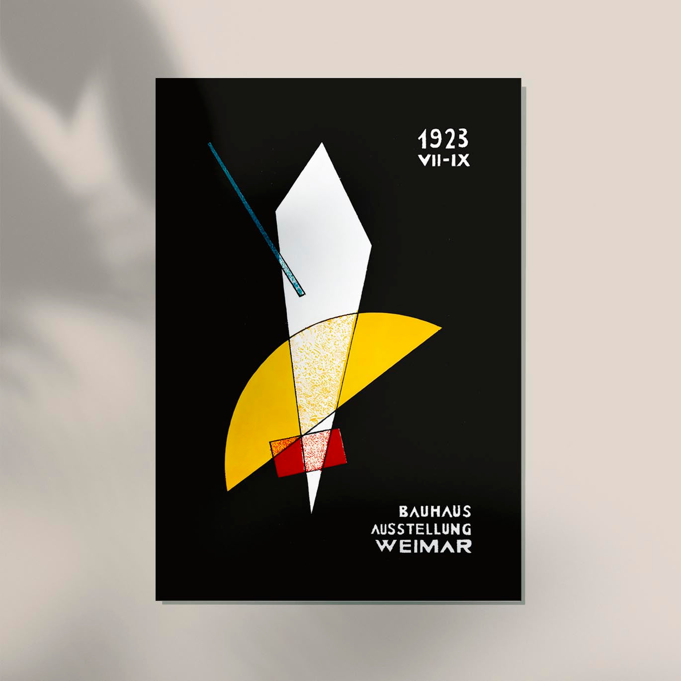 Bauhaus Ausstellung Weimar 1923 Poster by László Moholy-Nagy