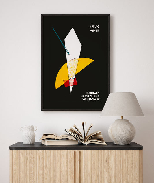 Bauhaus Ausstellung Weimar 1923 Poster by László Moholy-Nagy