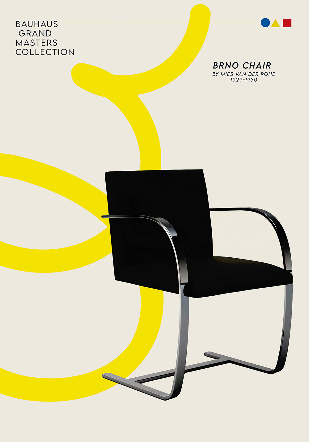 BRNO Chair by Bauhaus Masters Art Poster