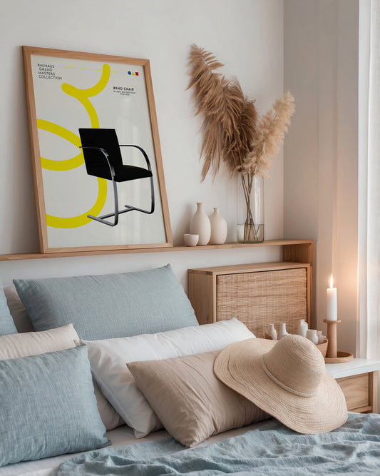 BRNO Chair by Bauhaus Masters Art Poster