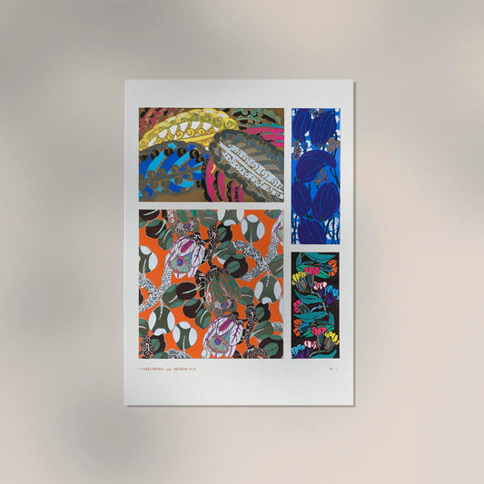 Vintage art deco pattern n. 1 by Édouard Bénédictus