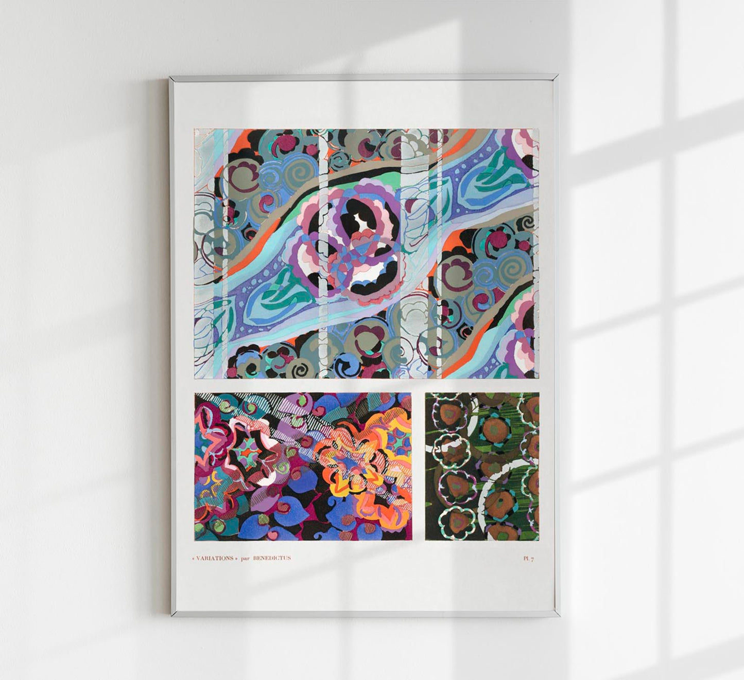 Vintage art deco pattern n. 7 by Édouard Bénédictus
