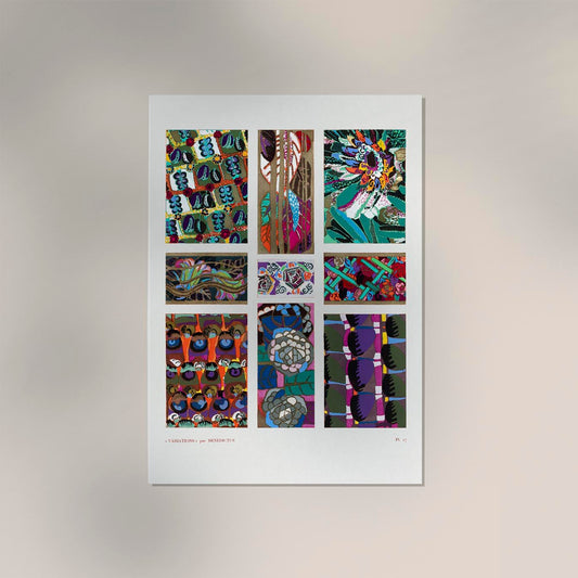 Vintage art deco pattern n. XX by Édouard Bénédictus