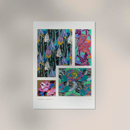 Vintage floral motifs n. 12 by Édouard BénédictuS