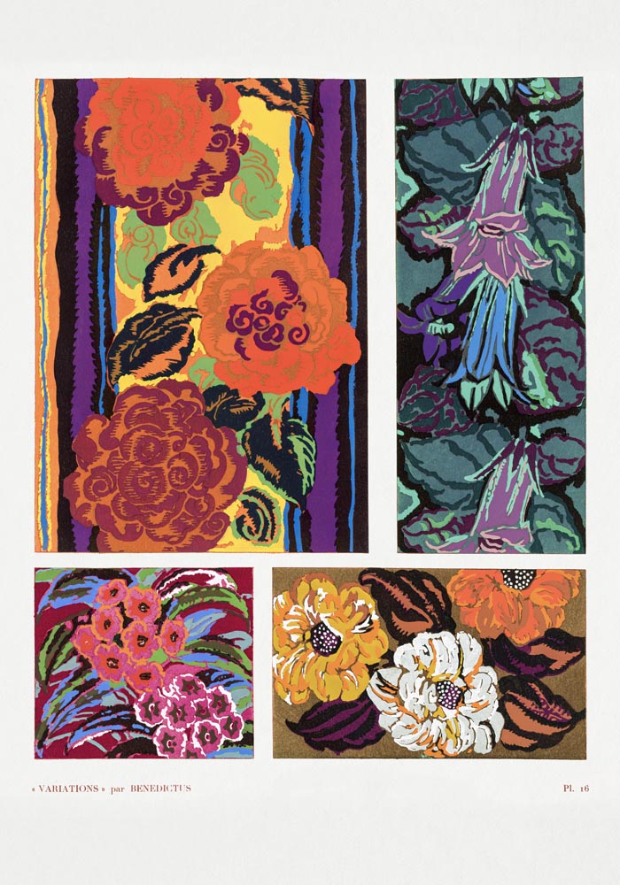 Vintage floral motifs n. 16 by Édouard Bénédictus