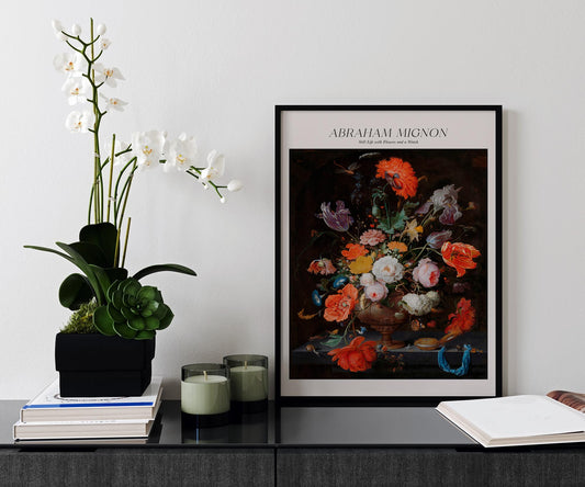Flowers by Abraham Mignon Poster
