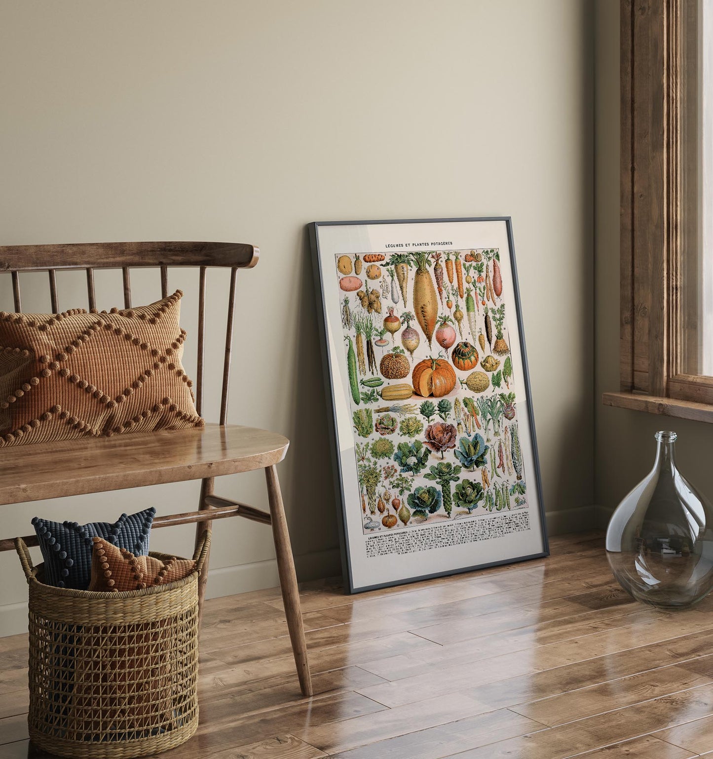 Légumes et Plantes Potagères Poster