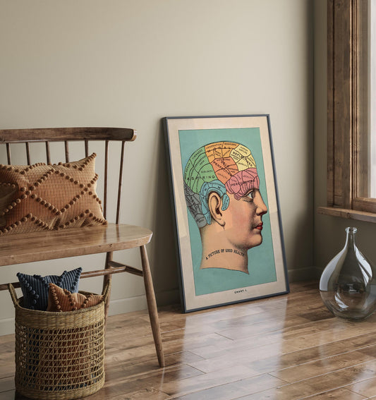 A picture of the good health Vintage Poster
