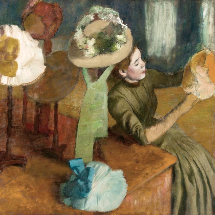 The Millinery Shop by Edgar Degas