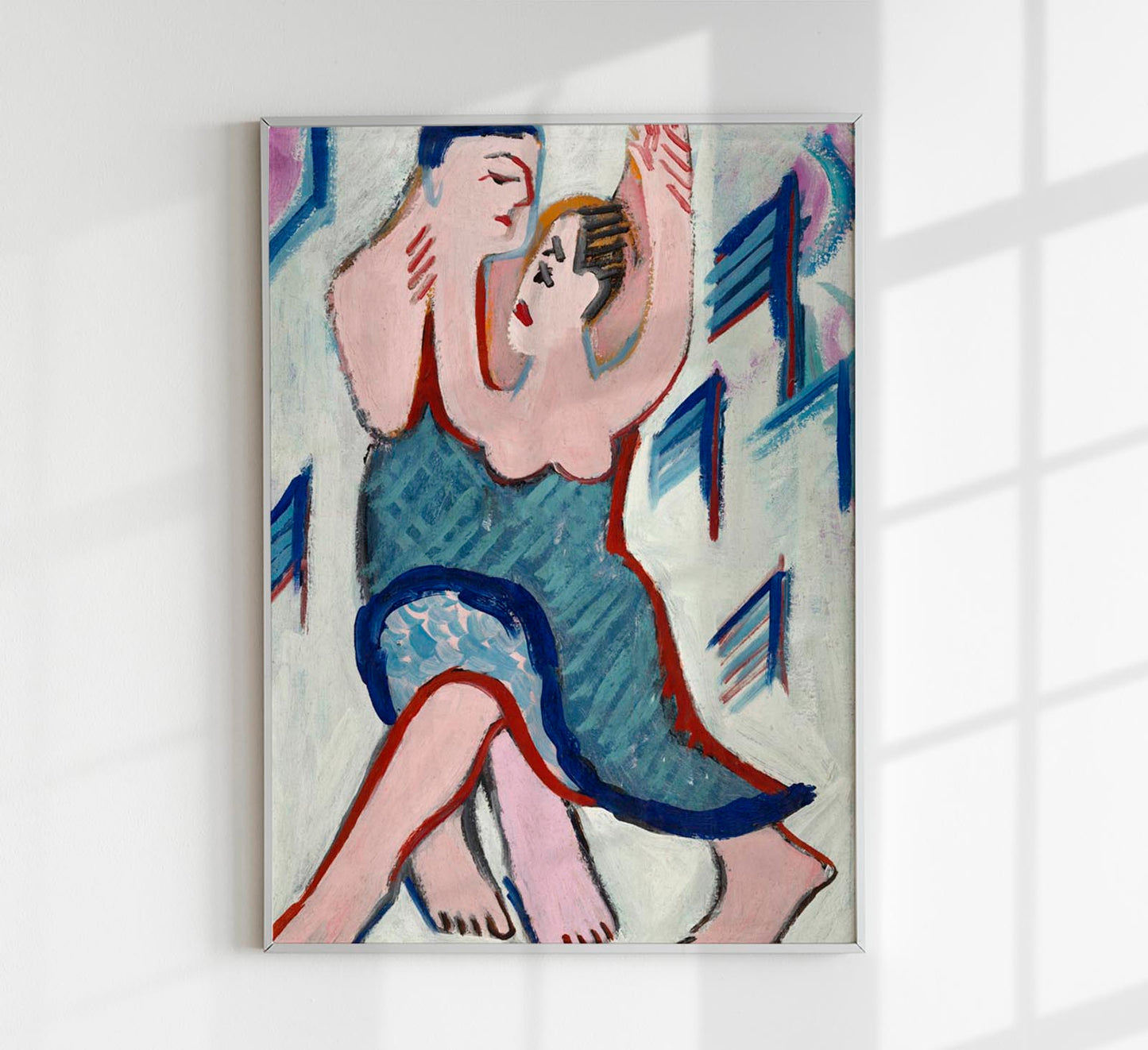 Dancing Couple in the Snow by Ernst Kirchner