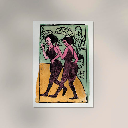 English Step Dancers by Ernst Kirchner