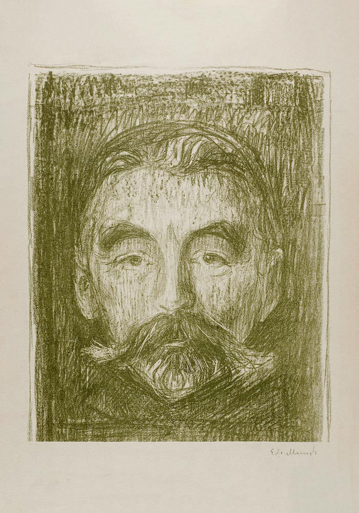 Edvard Munch "Stéphane Mallarmé" Art Poster