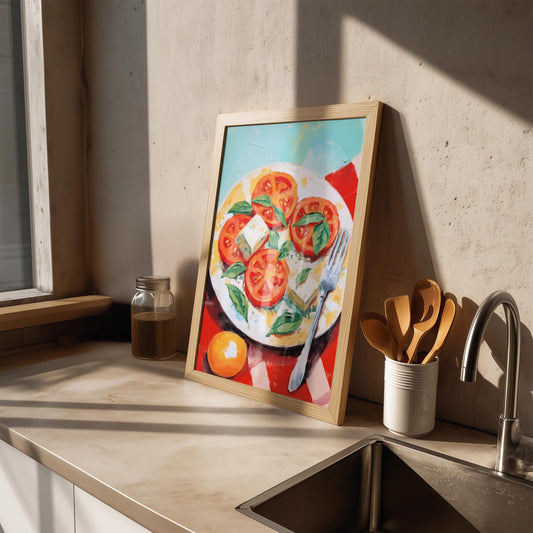 Basilico e Pomodoro Art Print