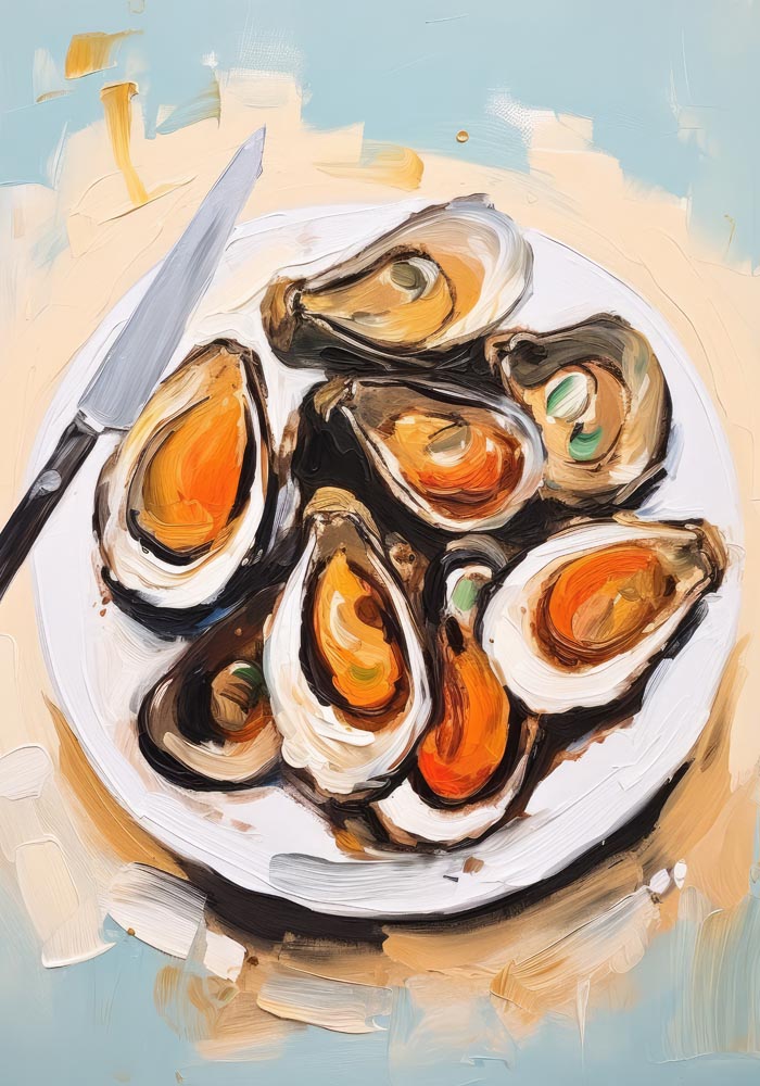 Mussels Art Print