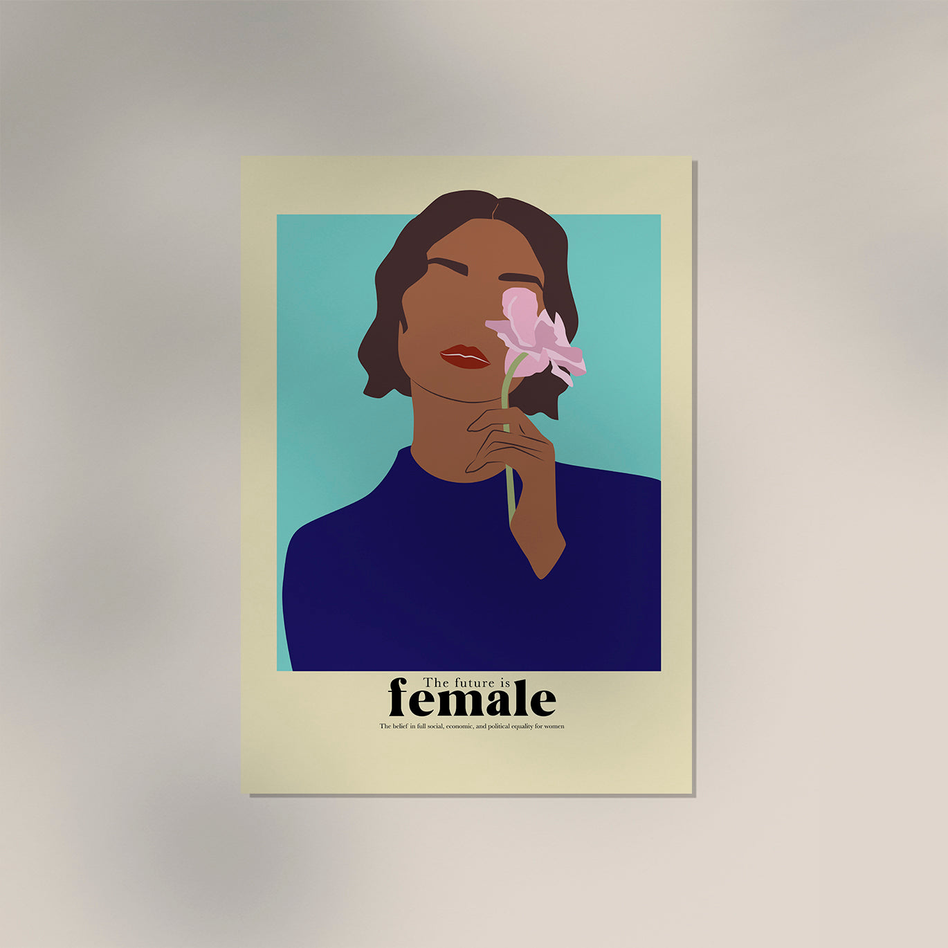 The future is female nr 6 Art Poster