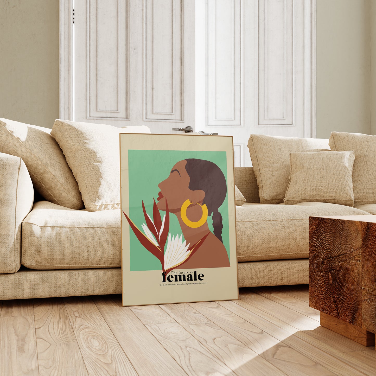 The future is female nr 7 Art Poster