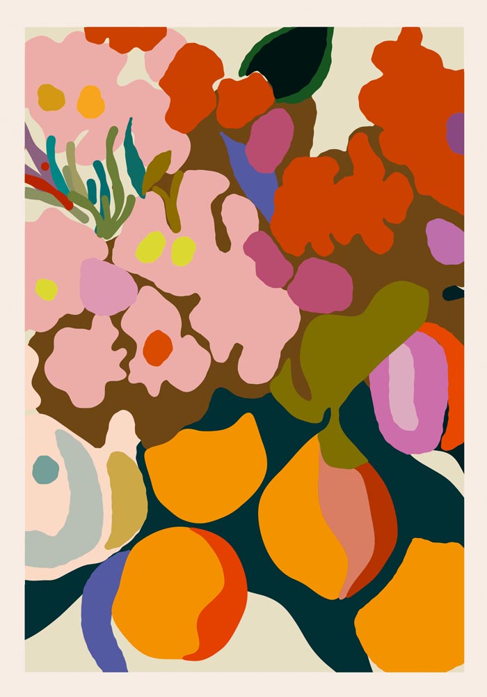 Close up Bouquet Art Print