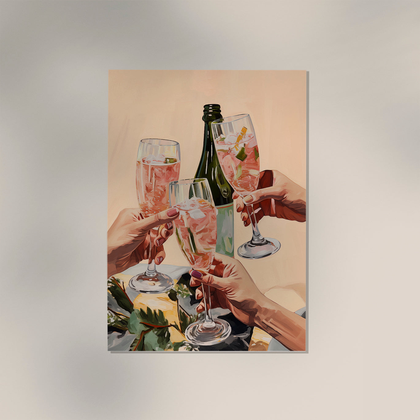 Cheeers! To Us! Art Print