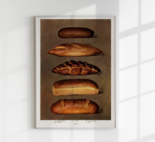Vintage Chart of Breads II