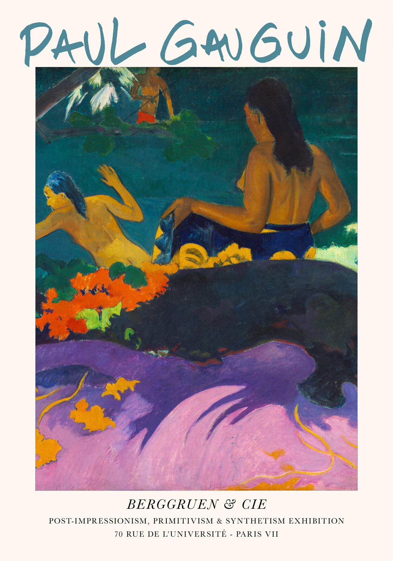 Fatata Te Miti Paul Gauguin Exhibition Poster