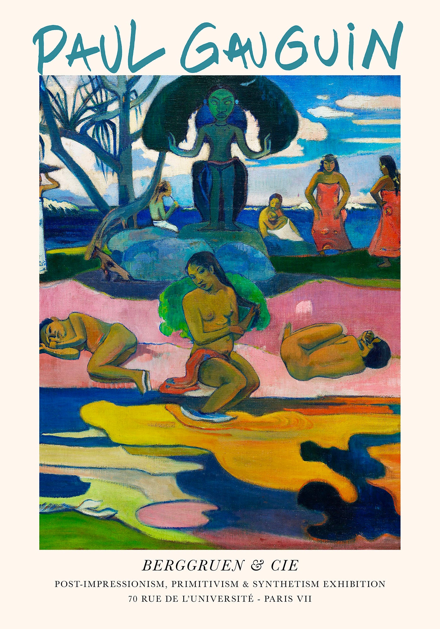 Mahana No Atua by Paul Gauguin Exhibition Poster