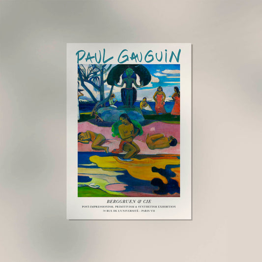 Mahana No Atua by Paul Gauguin Exhibition Poster