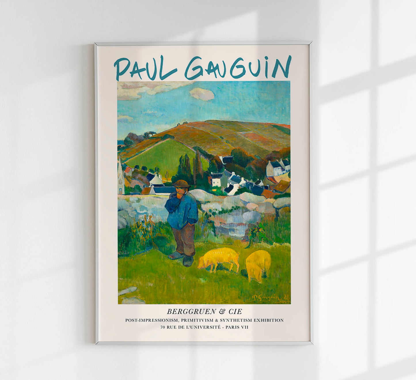 The Swineherd by Paul Gauguin Exhibition Poster