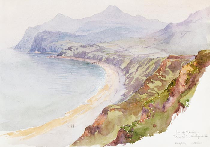 Bay at Nevin, Wales by George Elbert Burr