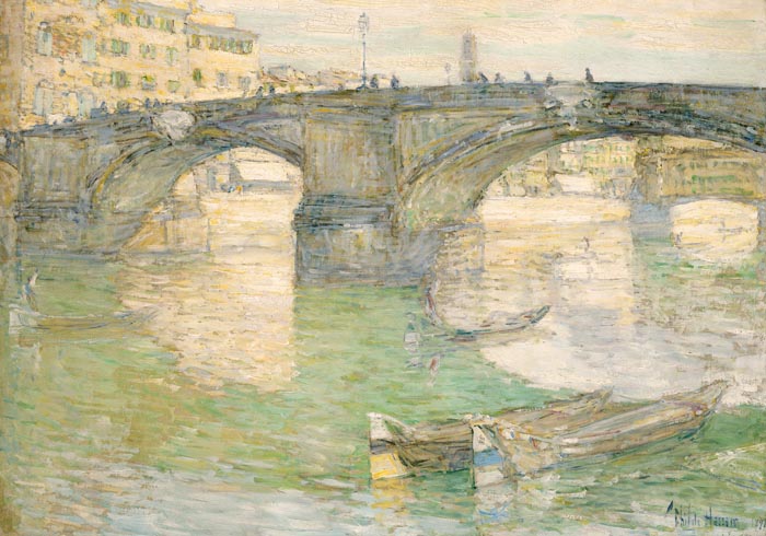 Ponte Santa Trinità by Frederick Childe Hassam