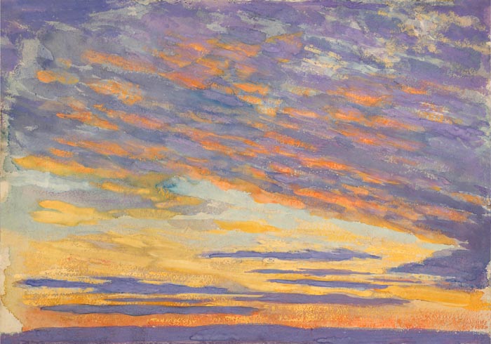 Study of clouds, Rome, Italy by Francis Augustus Lathrop II