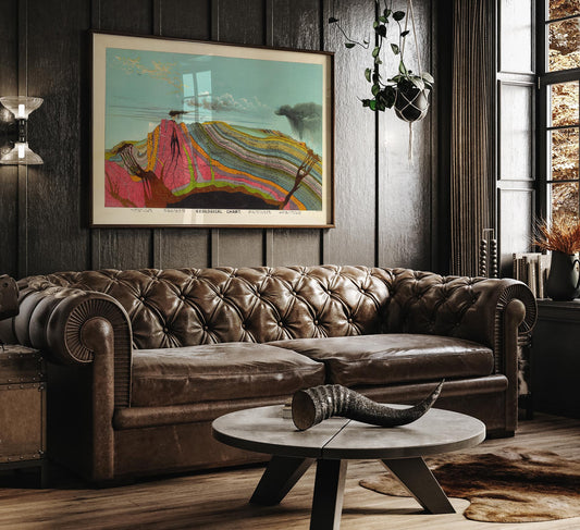 Geological Chart Poster