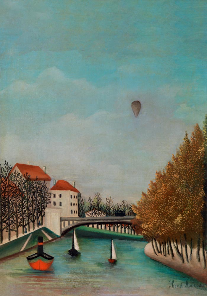 Study for View by Rousseau Art Print