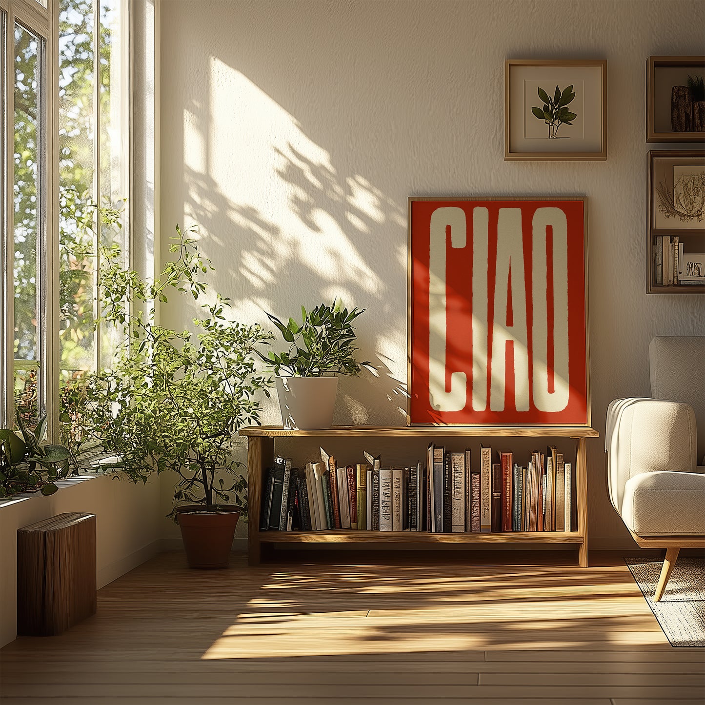Ciao Red Art Print