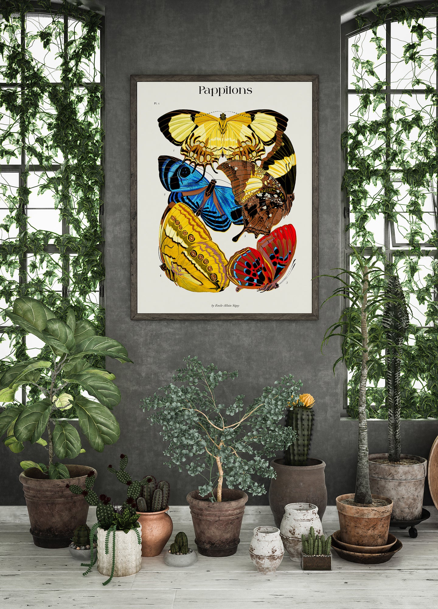 Pappilons by Séguy Art Poster