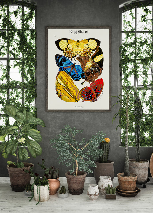 Pappilons by Séguy Art Poster