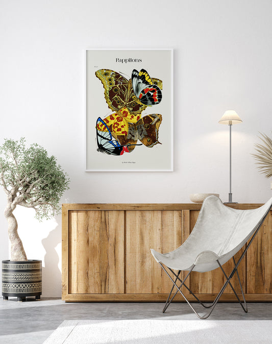 Pappilons plate 15 by Séguy Art Poster