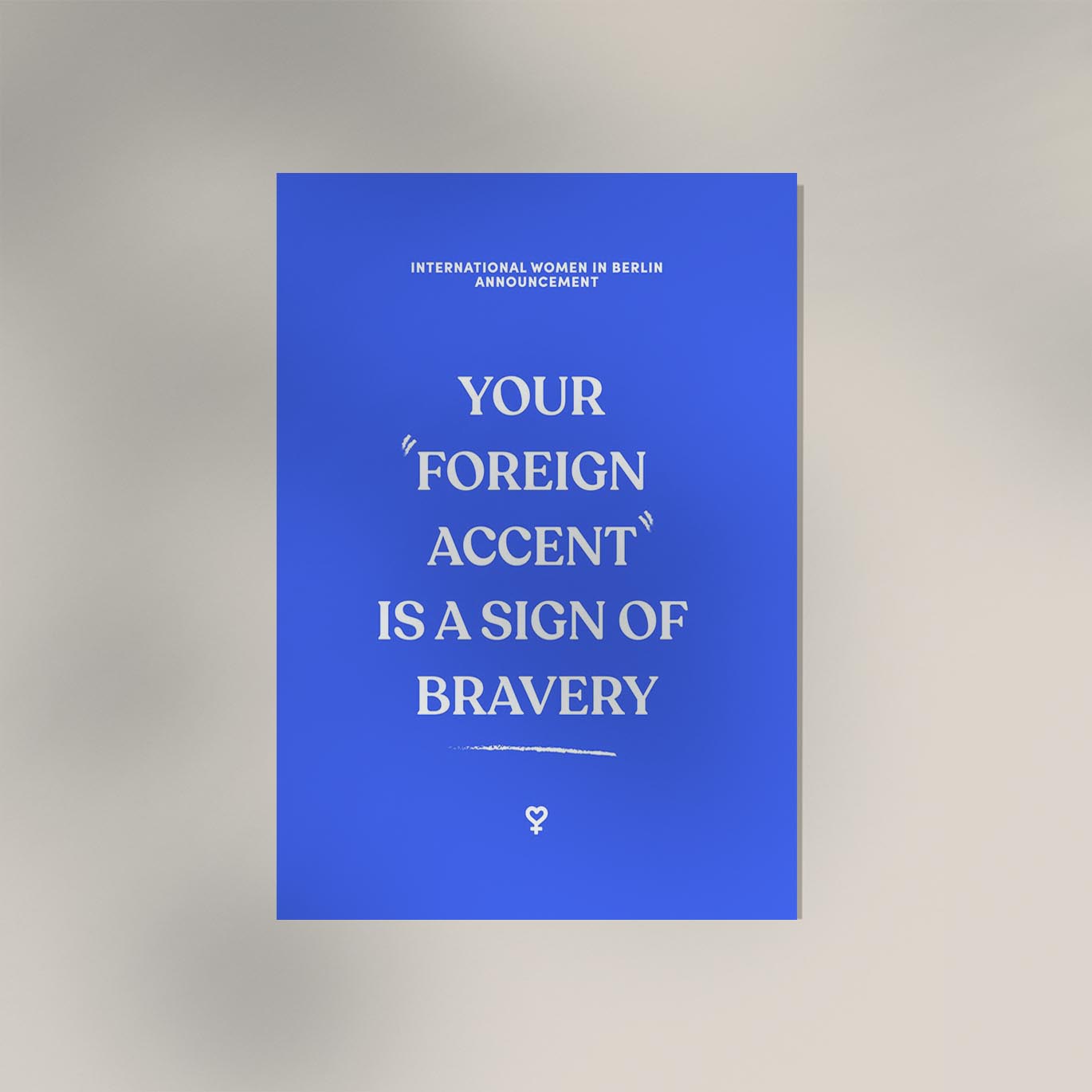 Foreign Accent Blue