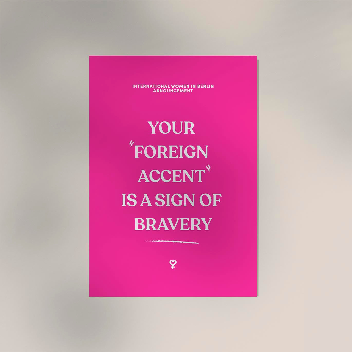Foreign Accent Pink