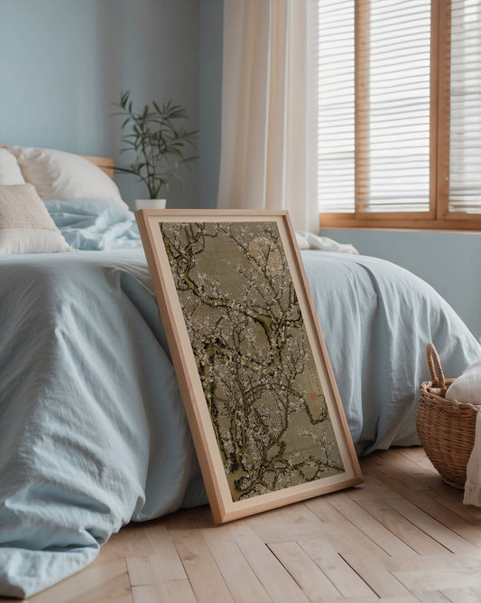 White Plum Blossoms and the Moon by Ito Jakuchu Japanese Poster