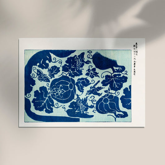 Blue Flower Pattern by Taguchi Tomoki