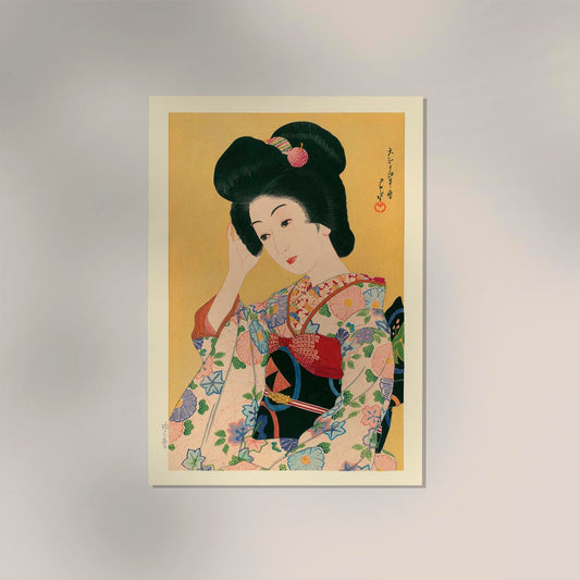 Departing Spring by Hasui