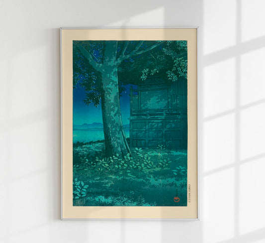 Hachirōgata Lagoon, Akita Art Print By Kawase Hasui