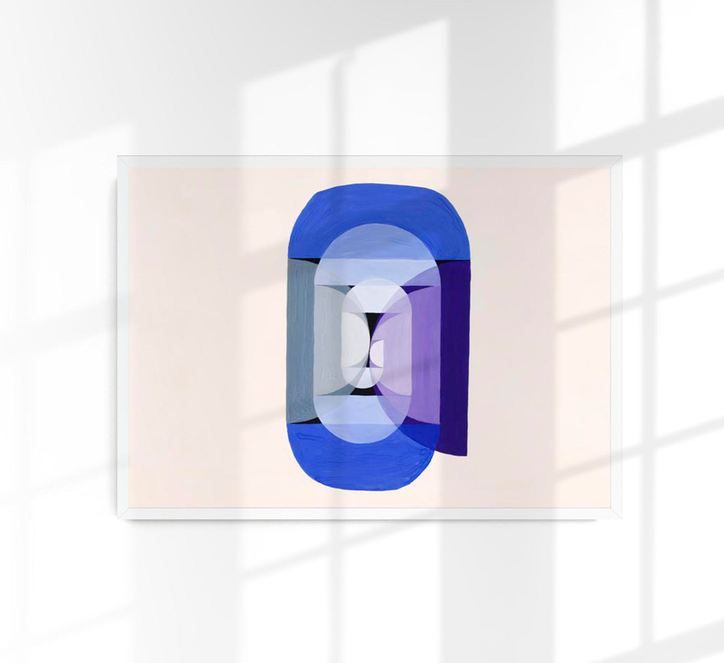 Blue Gray Violet Wheel by Joseph Schillinger