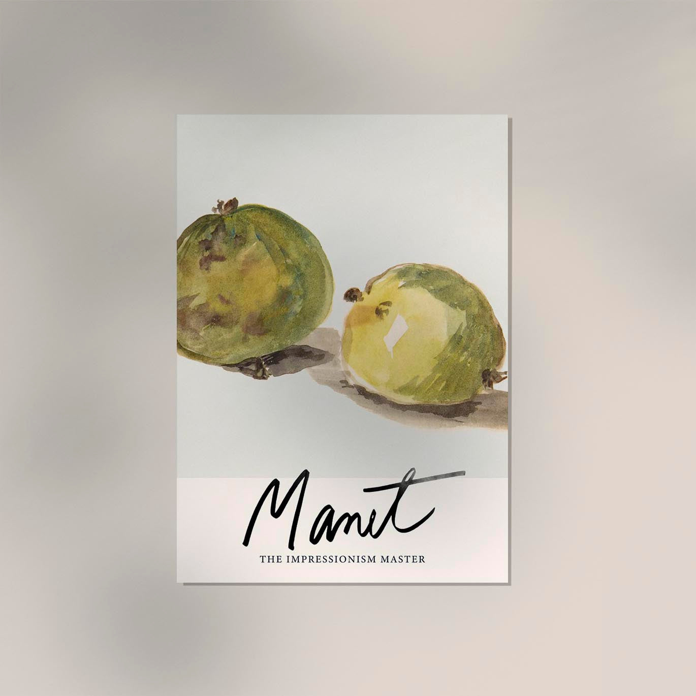 A Letter to Eugéne Maus by Manet Exhibition Poster