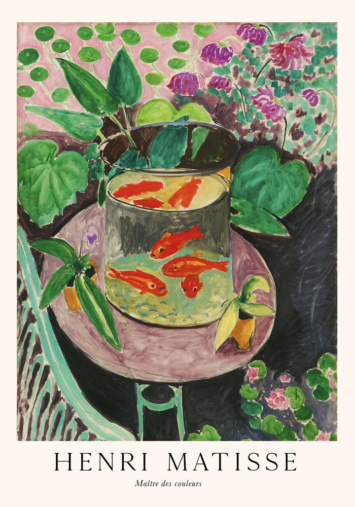 Les Poissons rouges by Henri Matisse Exhibition Poster