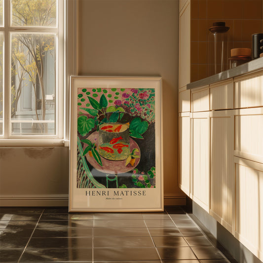 Les Poissons rouges by Henri Matisse Exhibition Poster